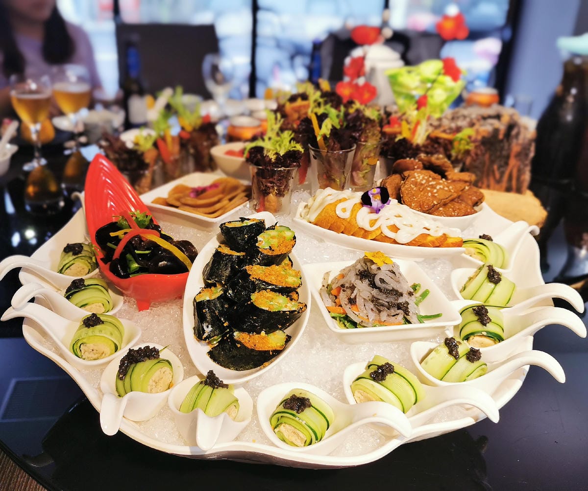 大安區手作蔬食 素食餐廳推薦 食而喜蔬食宴席 S & C V