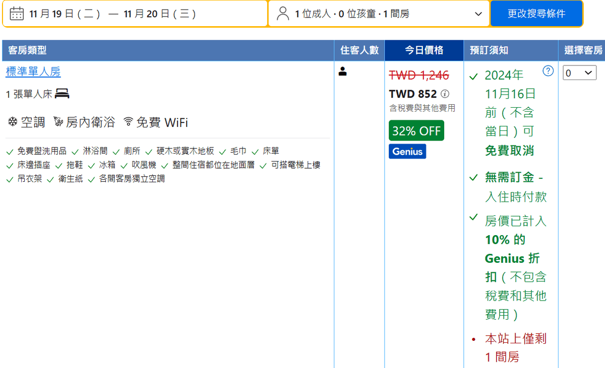 台中住宿推薦-唯二設計文旅-車站步行5分鐘,平日單人房只要8